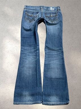 Mek Denim Low Rise Bootcut Jeans